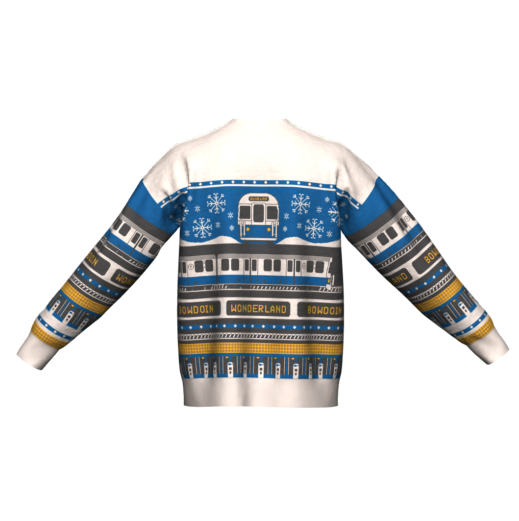 MBTA Blue Line Knit Sweater (Relaxed)