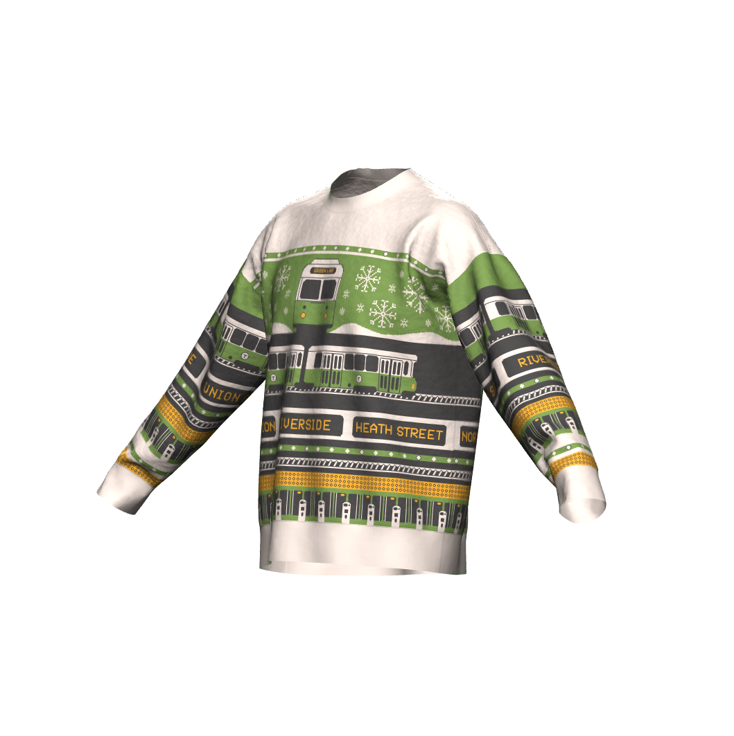 MBTA Green Line Knit Sweater (Relaxed)