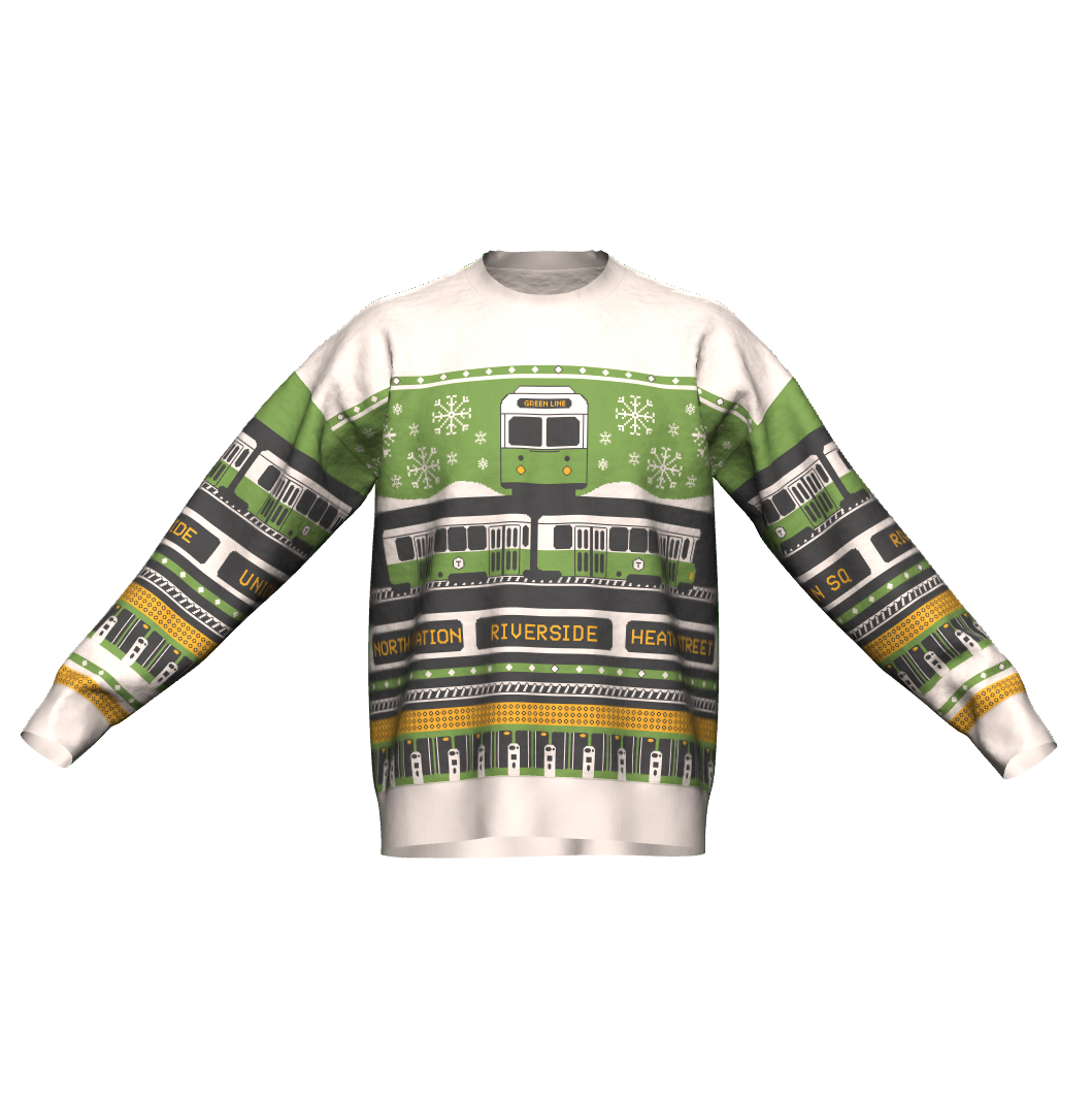 MBTA Green Line Knit Sweater (Relaxed)