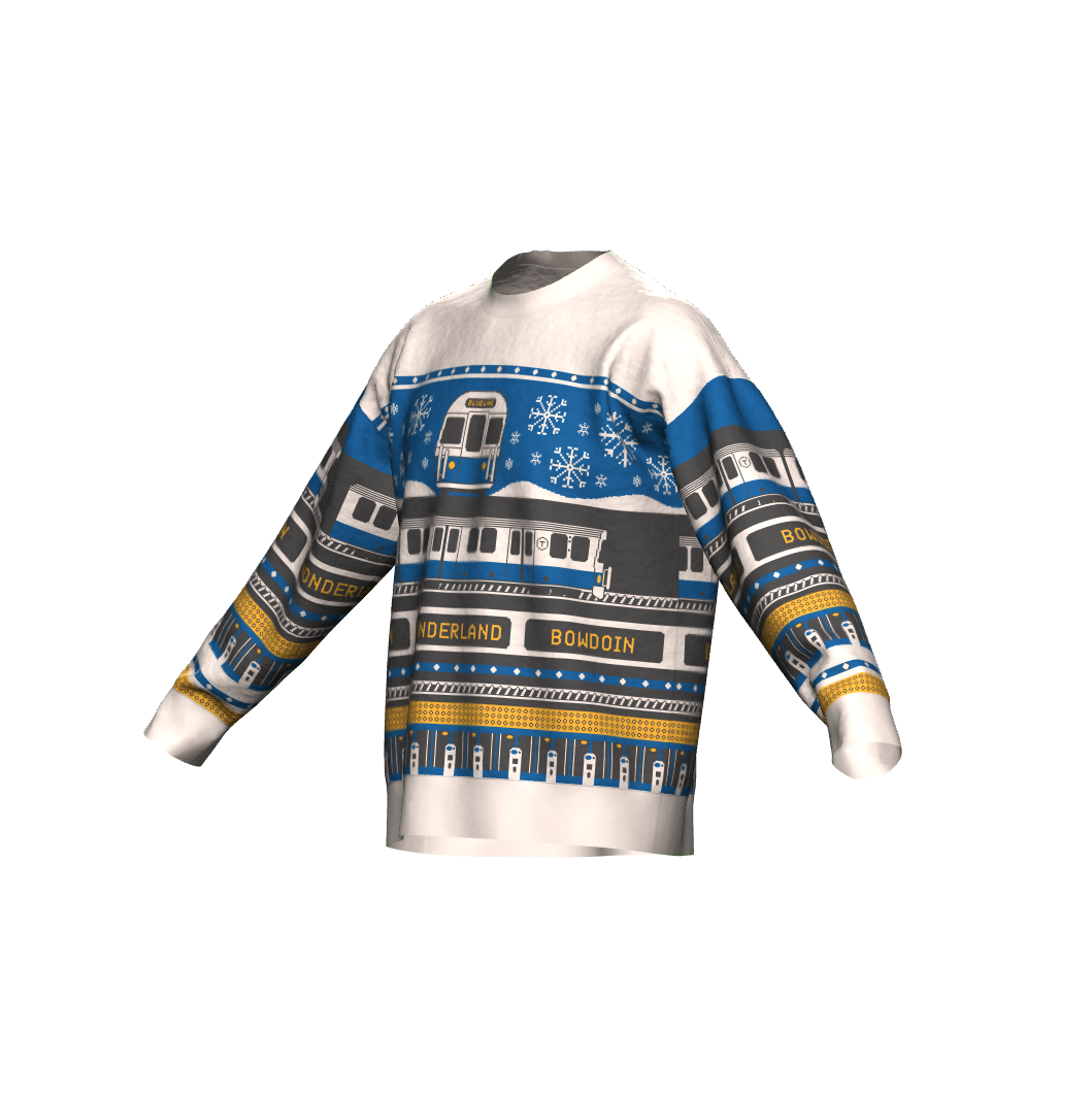 MBTA Blue Line Knit Sweater (Relaxed)